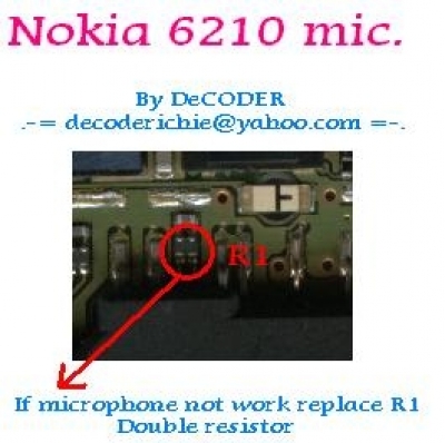 Nokia 6210 - Microphone